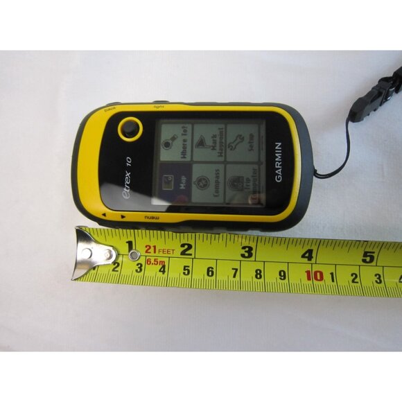 Garmin eTrex 10 Handheld GPS Monochrome Display Navigator Tested/Works - Picture 6 of 10
